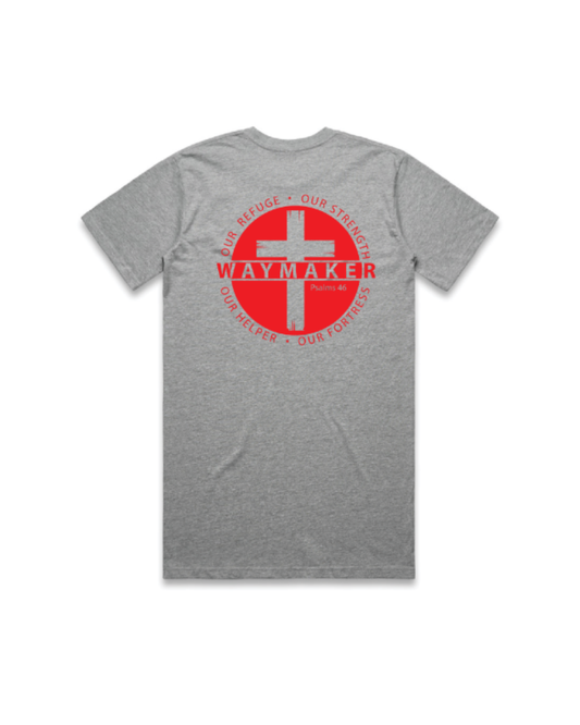 GREY PSALM 46 TRAINING TEE