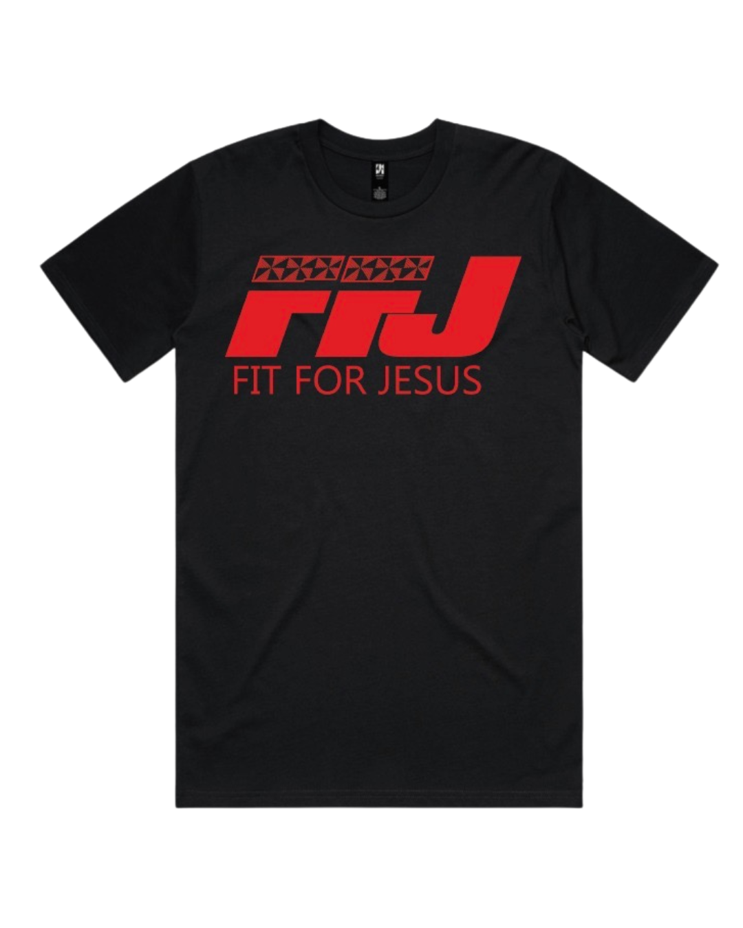BLACK PSALM 46 TRAINING TEE